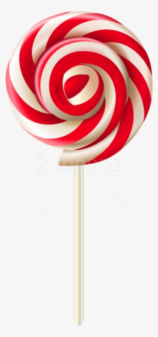Free Png Download Red Swirl Lollipop Transparent Clipart - Lollipop Cartoon Transparent Background