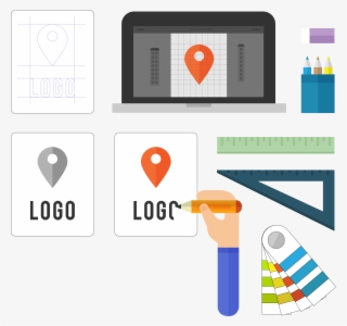 Icon Computer Hand Painted Design Tool Handpainted - Design