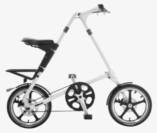 Strida Lt Folding Bicycle, White-0 - Strida Bicycle