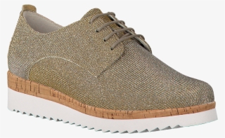 Gold Gabor Lace-ups - Suede