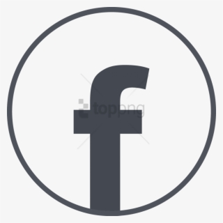 Free Png White Circle Facebook Icon - Cross