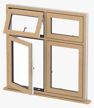White - Anthracite Grey Flush Sash Windows