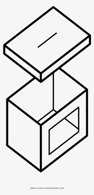 Ballot Box Coloring Page - Isometric Drawing Of A Stool