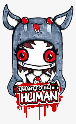 I Want To Be Human - Cartoon