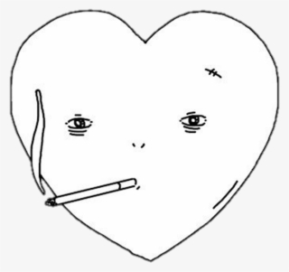 Freetoedit Sad Sticker By Hwitaepie Ⓒ - Sad Heart Black