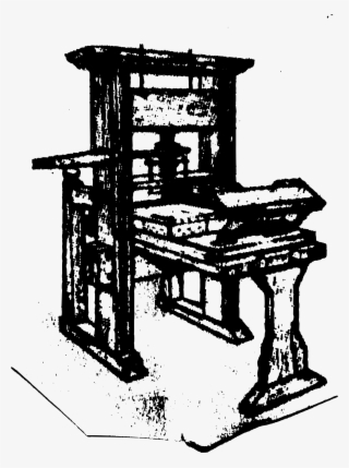 Old Big Image Png - Printing Press Png Vector