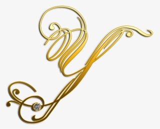 Gold Letters, Alphabet, Decorated Letters, Alpha Bet - Brass