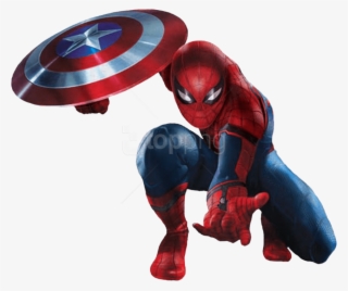Download Spiderman Shield Clipart Png Photo - Spiderman Civil War Promo Art