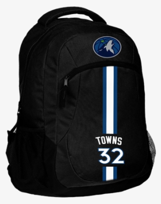 Minnesota Timberwolves Karl-anthony Towns Action Backpack - Laptop Bag