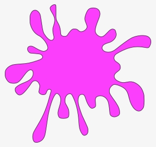 Splatter Clipart Crayon - Orange Color Paint Splatter