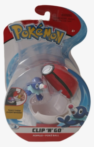 Pokemon Clip 'n' Go -popplio & Pokeball - Pokemon