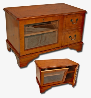 Regency Tv Stand With Glass Door Thumbnail - Cabinetry