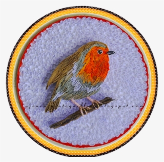 Quilled Bird Quilled Robin Quilled Picture Quilled - Quilling