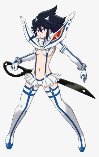 Junketsu Colour Scheme Senketsu/ryuko - Cartoon