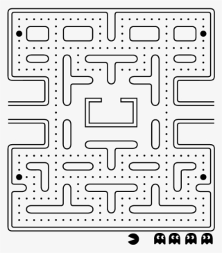 Vector Transparent Download Pacman Video Game Vinyl - Pac Man Para Colorear