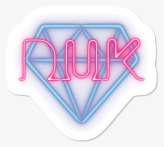 Dukaja Neon Diamond Sticker - Emblem