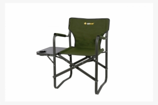 Oztrail Directors Classic Chair With Side Table - Chair