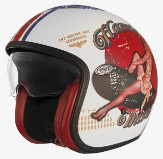 Vintage Pin Up Military, Helmet, Premier Helmets - Premier Helmets Vintage