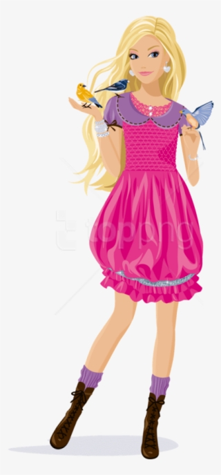 Free Png Images - Vector Barbie Doll Png