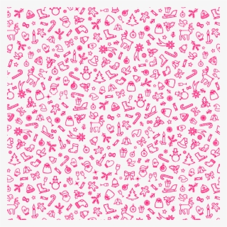 Background Sticker - Christmas Icons Pattern Background Free