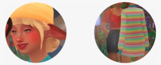 Heya Nonnies Here U Go For The Hair, Here Is The Rainbow - Girl