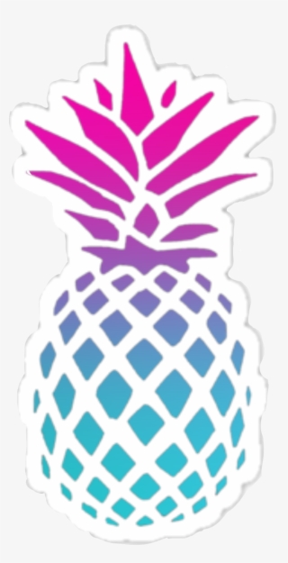 Simple Black And White Pineapple