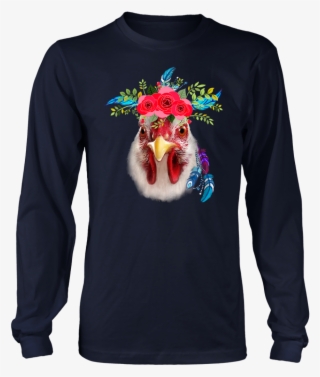 Chicken Head And Flower - Science Related Christmas Shirts