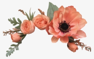 Green Flower Crown Transparent Blue Flower Crown Transparent - Pink Flower Crown Transparent