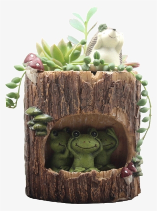 Roogo New Design Serdang Brick Red Tree Hole Storry - Flowerpot