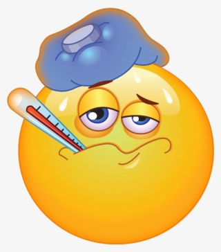 Vector Transparent Library Dp Bbm Sakit Flue Health - Smiley Sick
