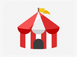 Tent Clipart Icon - Circus Icon Transparent Background