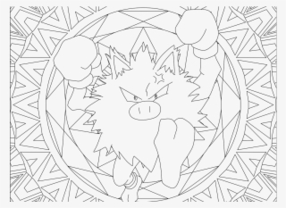 Primeape Pokemon - Pokemon No Coloring Book