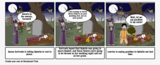 Act 5 Hamlet - Cartoon