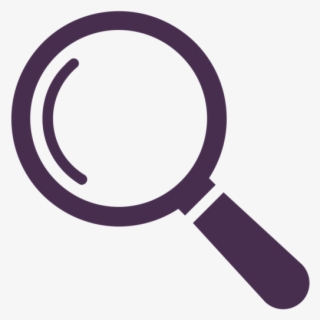 Search-purple - Icon Magnifying Glass Png