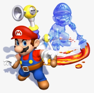 Super Mario Sunshine Promo Clipart , Png Download - Mario Sunshine Blue Mario