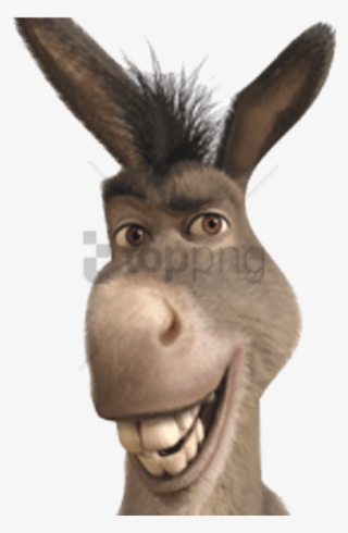Free Png Donkey From Shrek Smiling Png Image With Transparent - Donkey Shrek Png