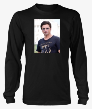 John Stamos Wearing A Jonas Brothers Shirt - Born On 5 September