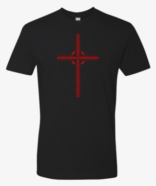 Men Of The West Reticle Cross T-shirt - Mean Girls Broadway Merch