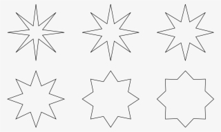 288k Stars 7pts - Line Art