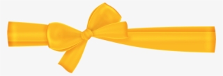 Lazos De Colores Png Scrapbook - Lazo Regalo Dorada Png
