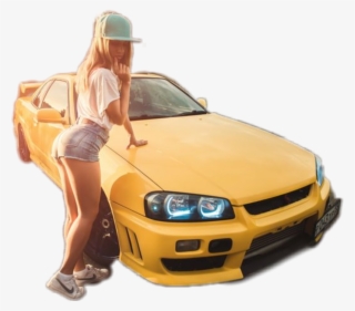 Jdm Sticker - Car Wallpapers With Girls