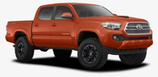 2017 Toyota Tacoma Double Cab Trd Sport - Orange Toyota Tacoma 2017 Sport