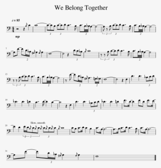 Download We Belong Together Sheet Music By Mariah Carey - We Belong Together Ritchie Valens Partitura