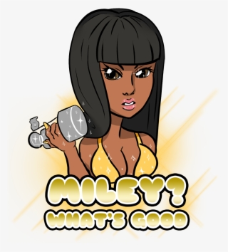 ﾟ✧ Transparent Nicki Minaj To Slay Your Blog - Cartoon