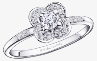 Chance Super One Ring, White Gold And Diamonds - Bague Mauboussin One Love