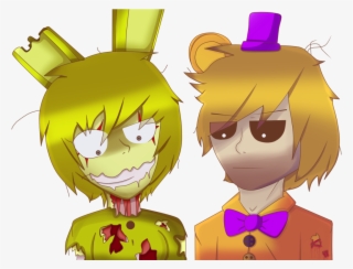 Springtrap And Golden Freddy Human Version - Golden Freddy Em Humano
