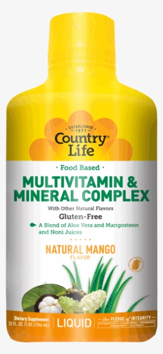 Food Based Liquid Multivitamin And Mineral Complex - Country Life Liquid Multivitamin