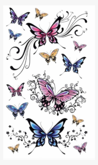 Butterfly Chest Tattoo Small