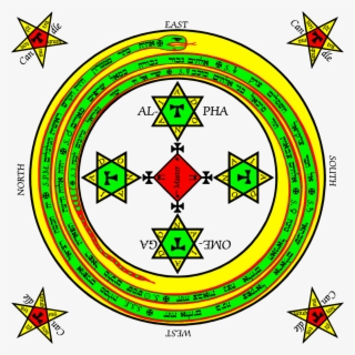 Baixar Círculo Mágico De Proteção Colorido - Circulo De Proteção Goetia