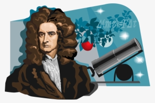 Isaac Newton Clipart - Isaac Newton Cartoon Png - 600x976 PNG Download